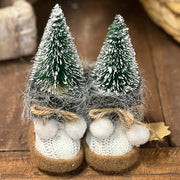 Baby Snow Booties with Trees