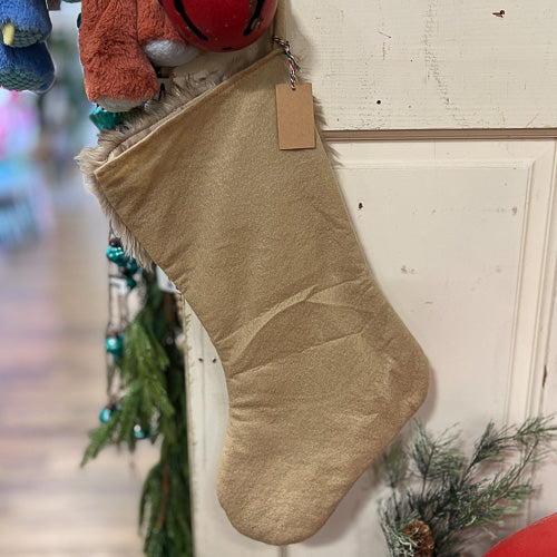 Embroidered Bear Stocking