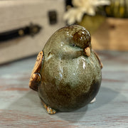 Stoneware Green Bird