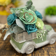 Green Truck Sola Floral Arrangement