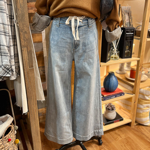 Washed Denim Jeans
