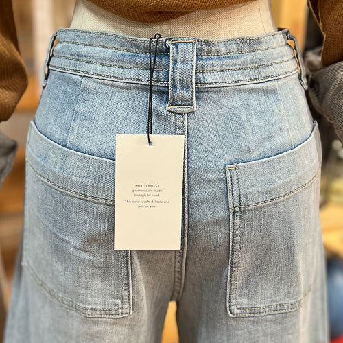 Washed Denim Jeans