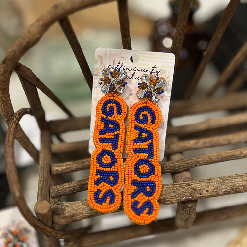 Gators Beaded Earrings