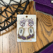 TCU Boot Earrings
