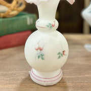 Vintage Frosted Vase