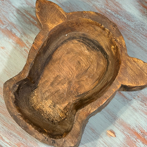 Cow Head Dough Bowl