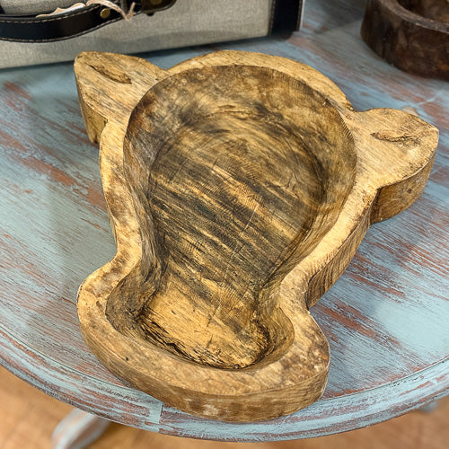 Cow Head Dough Bowl