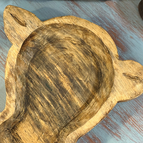Cow Head Dough Bowl