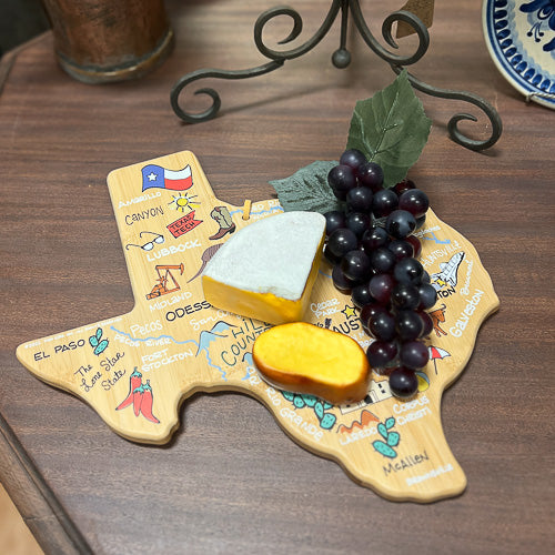 Texas Icons Cutting Board