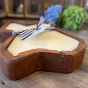 Texas Dough Bowl Strawberry Swirl Candle