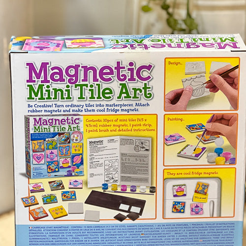 DIY Magnetic Tile Art Kit