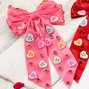 Conversation Hearts Bow