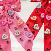 Conversation Hearts Bow