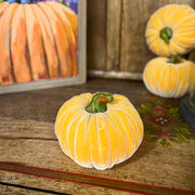 Orange Velvet Pumpkin