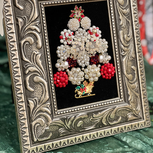 Framed Jeweled Tree