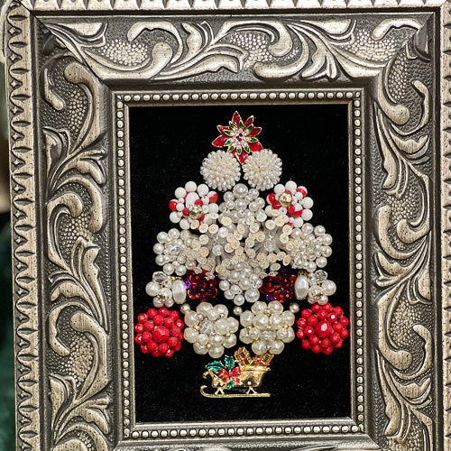 Framed Jeweled Tree