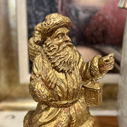 Vintage Gold Santa