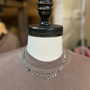 Silver Teardrops Necklace