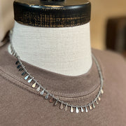 Silver Teardrops Necklace