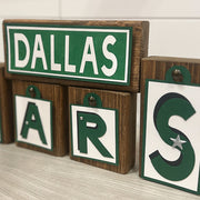 Dallas Stars Block Tags