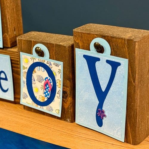 Enjoy Lake Life Block Tags