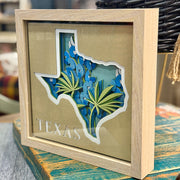 Framed Texas 3D Paper Craft