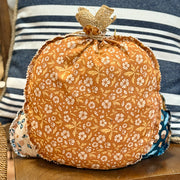 Navy Trio Pumpkin Shelf Sitter