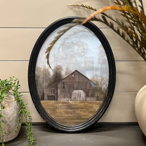 Oval Barn Vintage Photo
