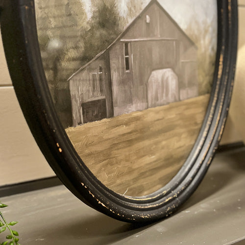 Oval Barn Vintage Photo