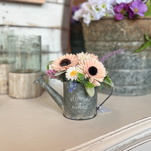 Mini Metal Watering Can Sola Flowers