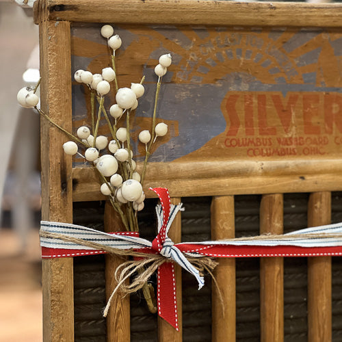 Washboard With Decor