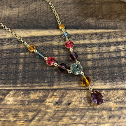 Multi-Colored Jewel Necklace