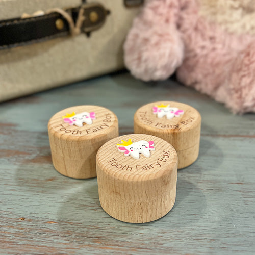 Wooden Tooth Fairy Box
