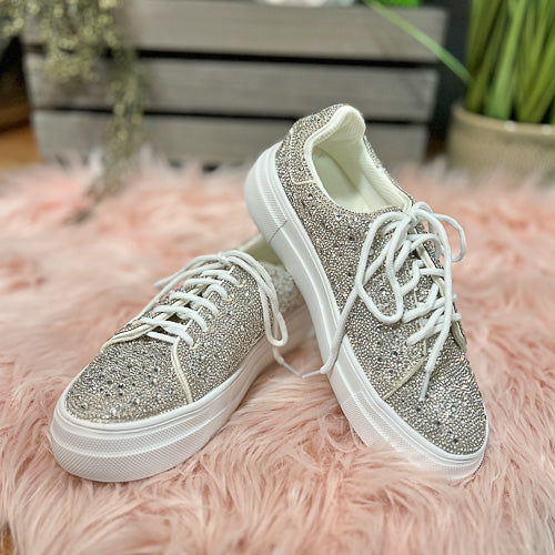 Bedazzle Bling Sneakers ~ Blue