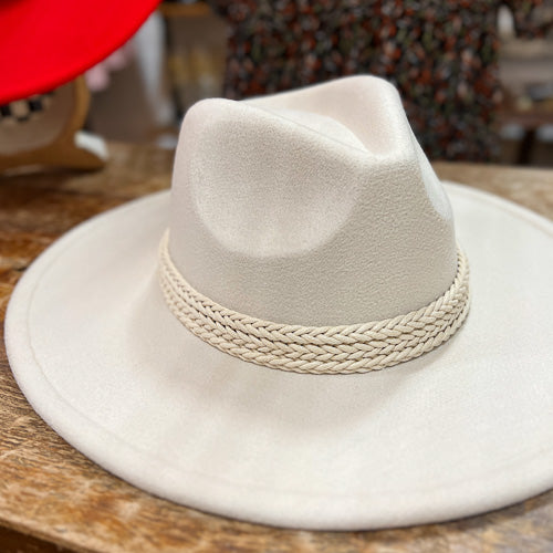 Braided Band Western Hat