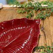 Red Leaf Plate