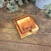 Wooden Home Coasters