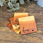 Wooden Home Coasters