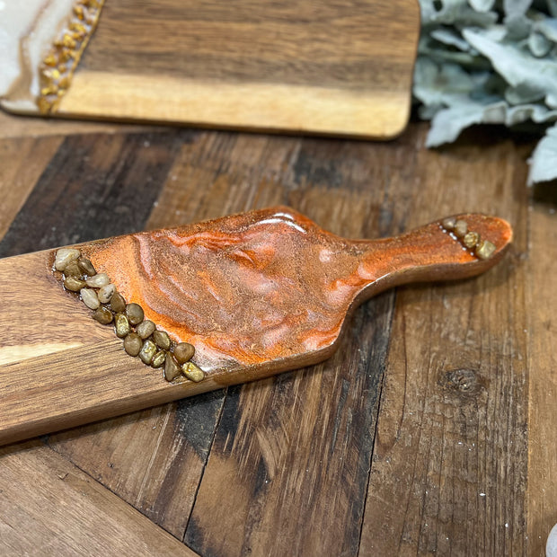 Serving Board With Resin
