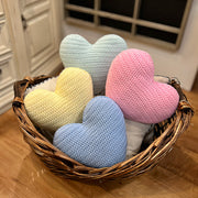 Crochet Heart Pillow