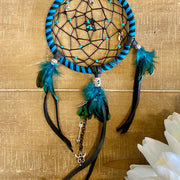 Leather and Yarn Dream Catcher