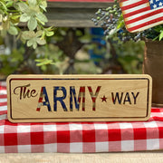 Military Way Sign