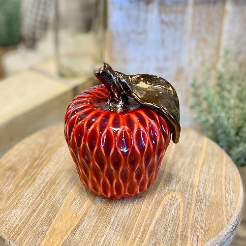 Red Ceramic Apple