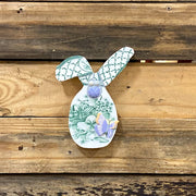 Small Green Mosaic Bunny