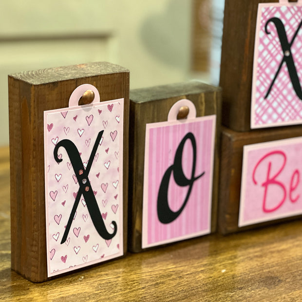 Valentine's Day Themed Block Tags