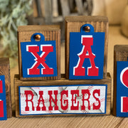 Texas Rangers Block Tags