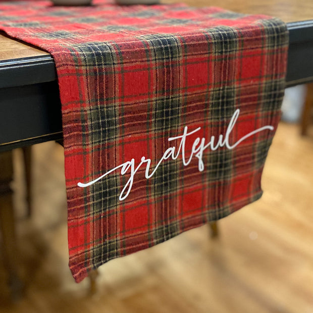 Holiday Plaid Table Runner